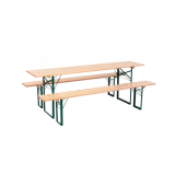 Biertisch mit 2 Bänken