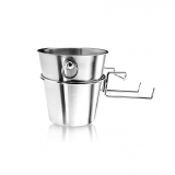 Wein / Champagner Kübel mit Tischhalter